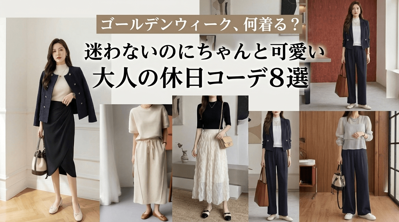 ゴールデンウィーク、何着る?迷わないのにちゃんと可愛い大人の休日コーデ8選 - Millennial Generation