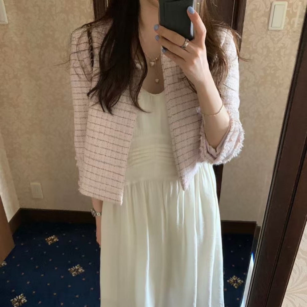 パールワンボタンショートジャケット