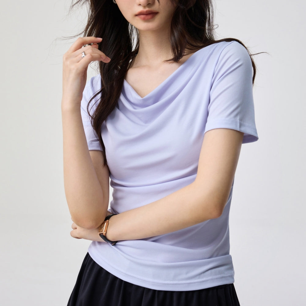 ワンショルダーTシャツ