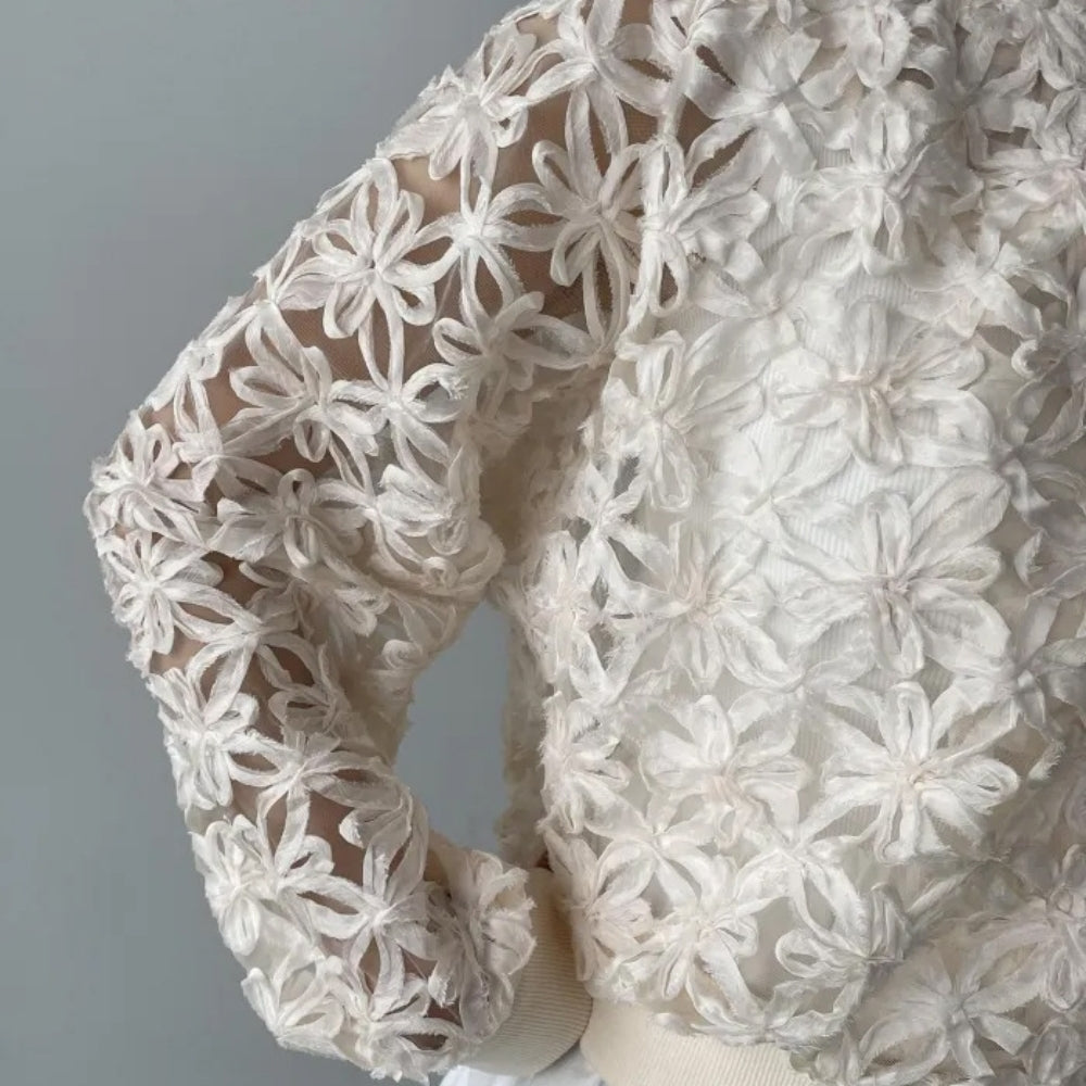 レース刺繍シアージャケット