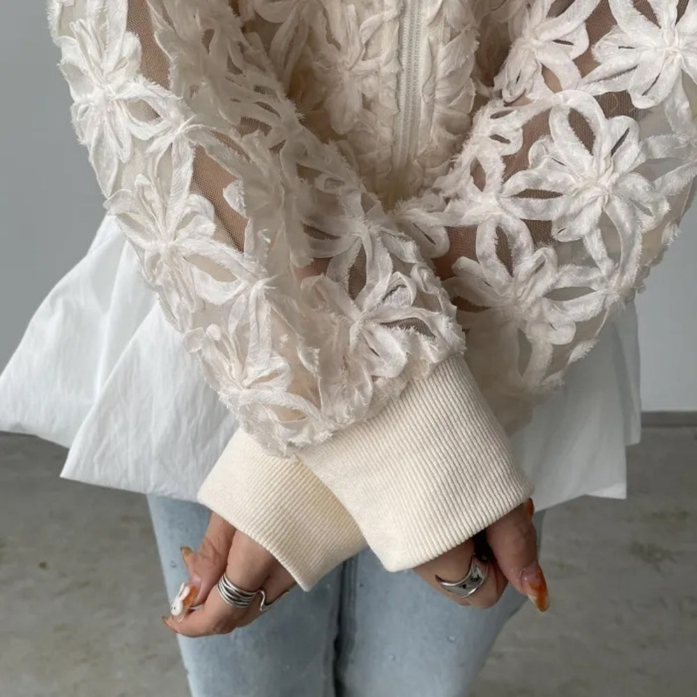レース刺繍シアージャケット