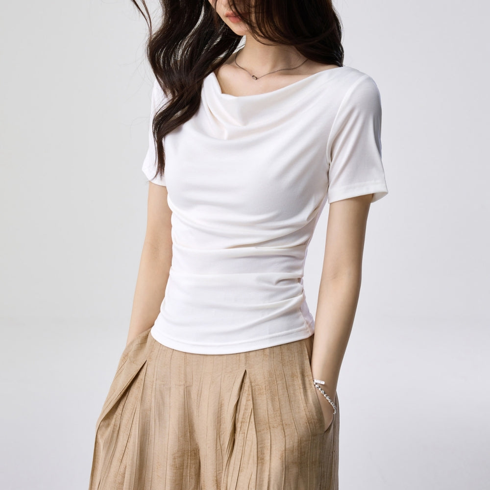 ワンショルダーTシャツ