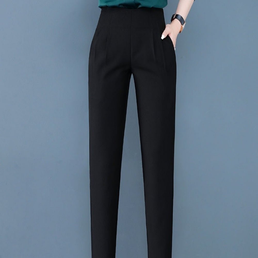 ハイウエスト2タックテーパードパンツ|オフィスカジュアル レディース 通販【ミレジェネ】