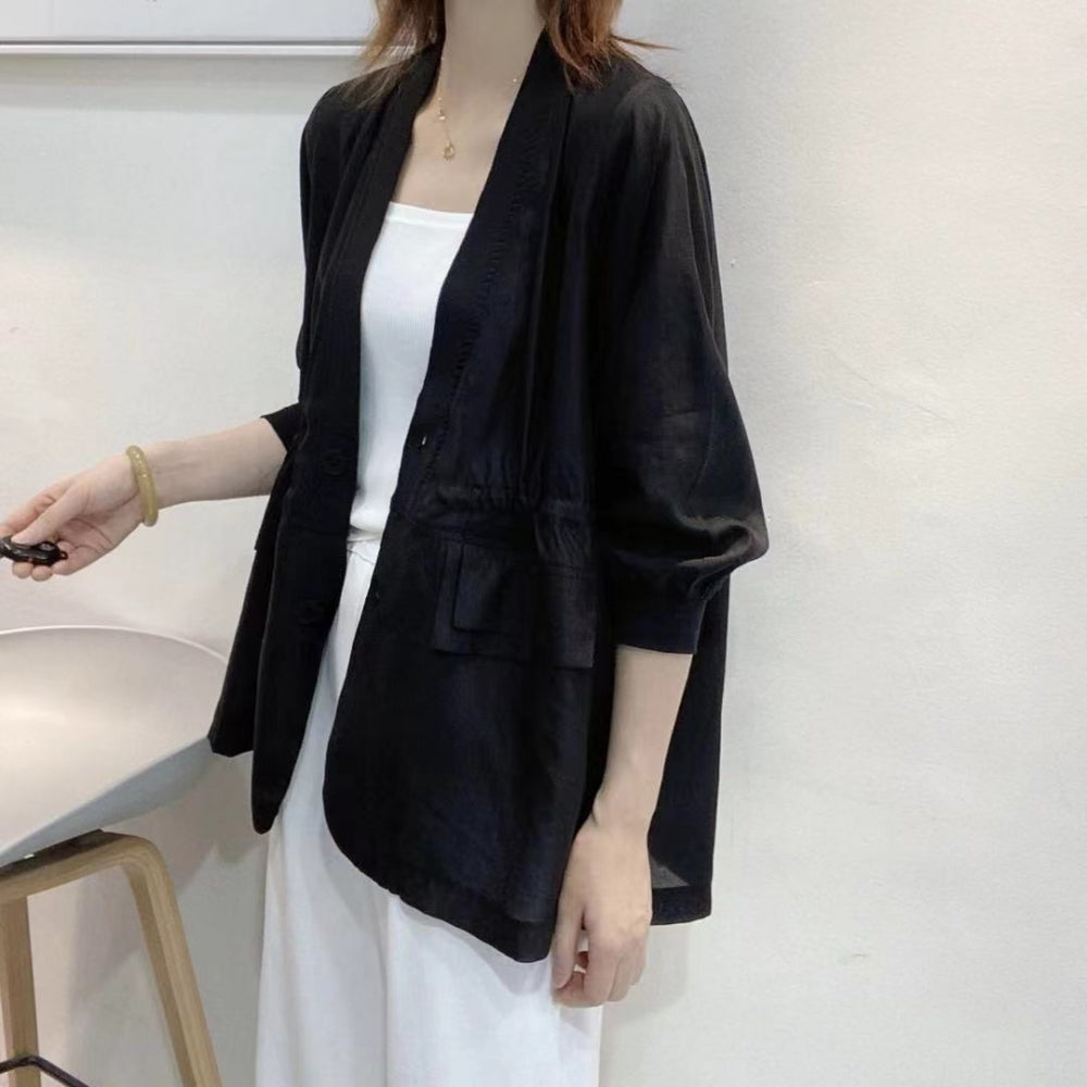 ウエストシャーリングシアーブルゾン