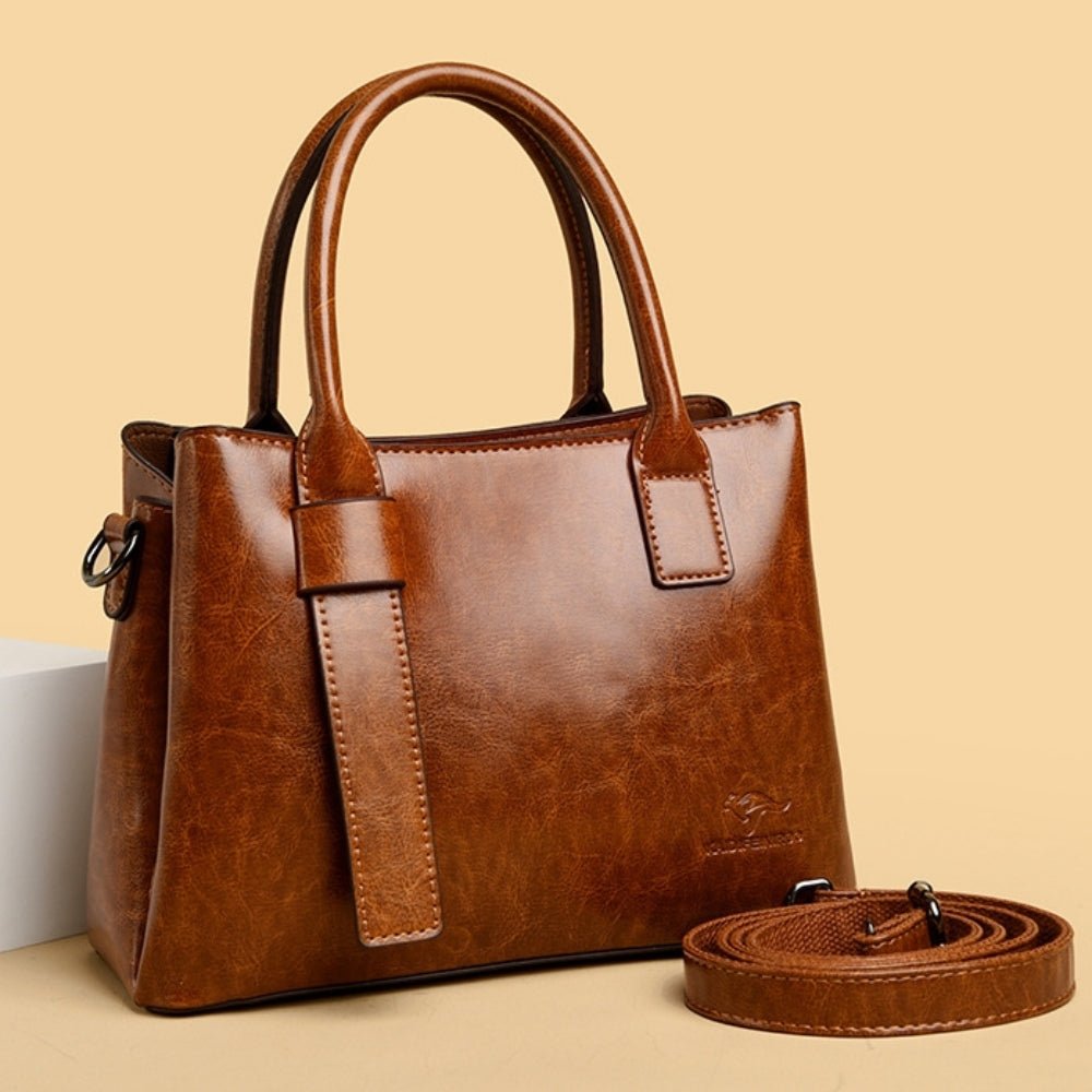 スクエア2WAYハンドバッグ|オフィスカジュアル レディース 通販【ミレジェネ】