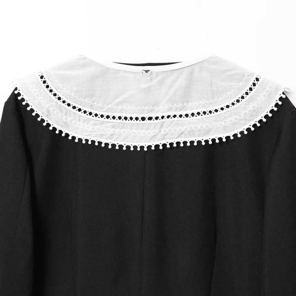 レースカラー取り外し2WAYジャケット|オフィスカジュアル レディース 通販【ミレジェネ】