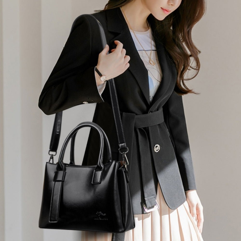 スクエア2WAYハンドバッグ|オフィスカジュアル レディース 通販【ミレジェネ】