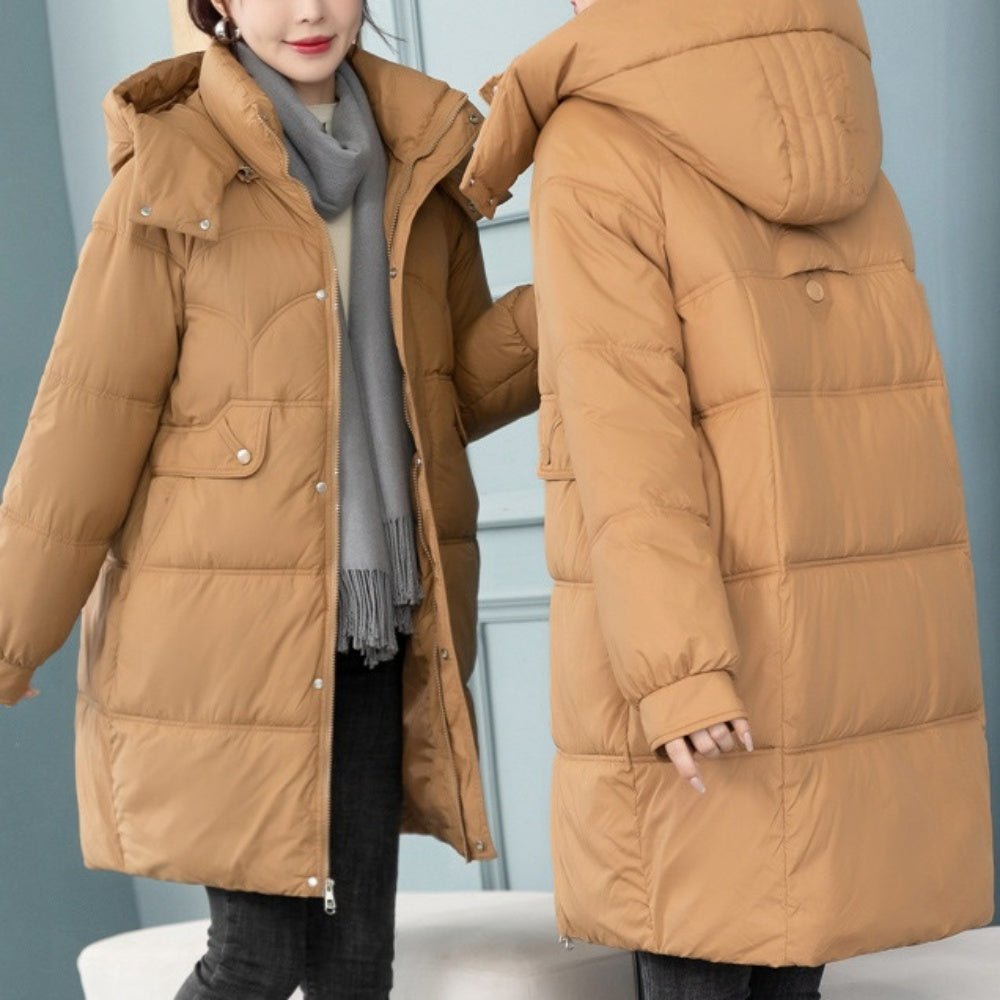 オフィスカジュアル 冬 2Wayロングダウンコート ミレジェネ