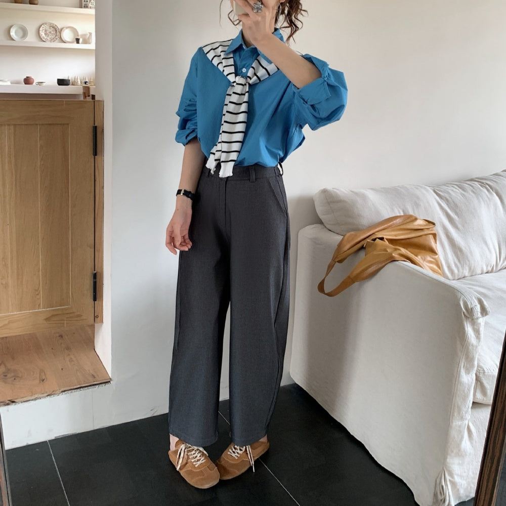 ワイドストレートパンツ