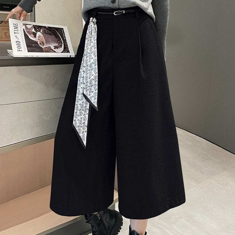 ウエストシャーリングウールパンツ