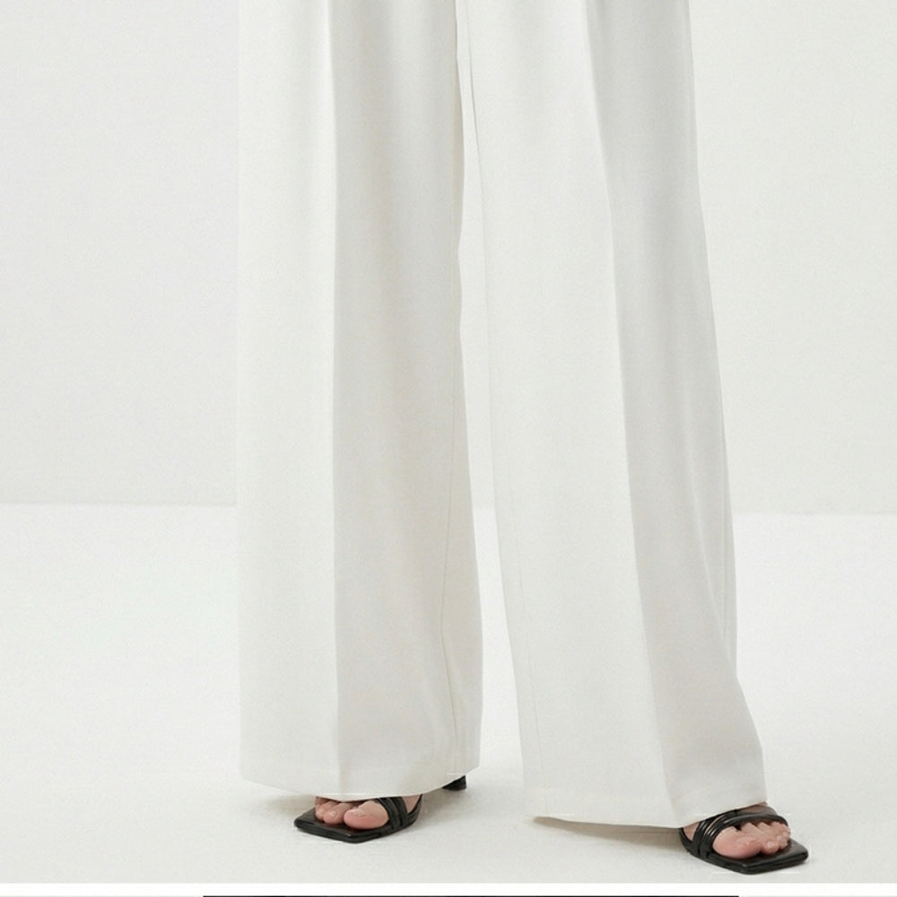 アイスシルクワイドレッグパンツ