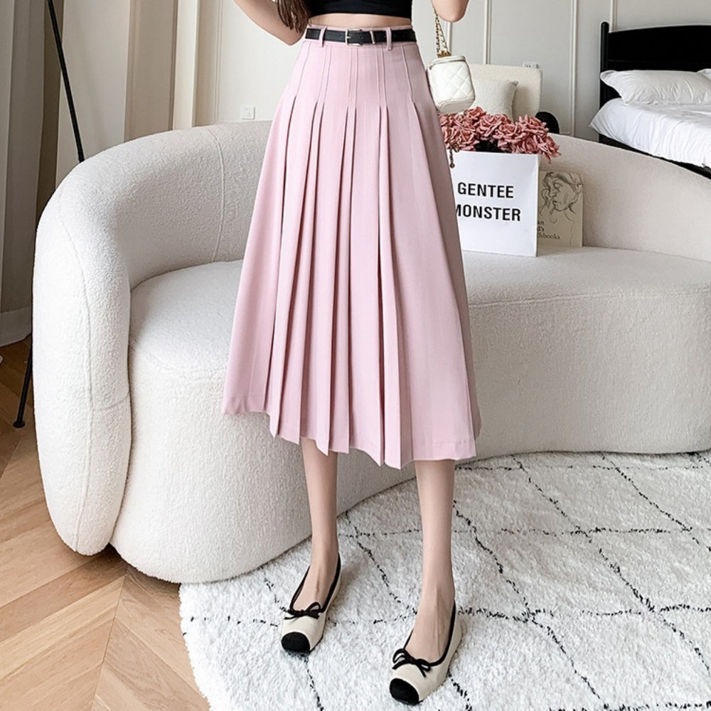 プリーツロングスカート