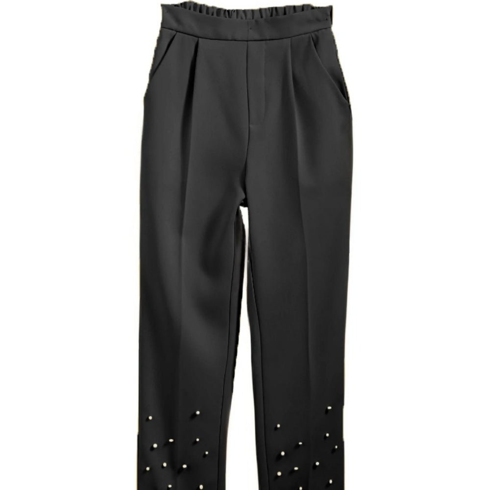 パールアクセント7分丈パンツ|オフィスカジュアル レディース 通販【ミレジェネ】