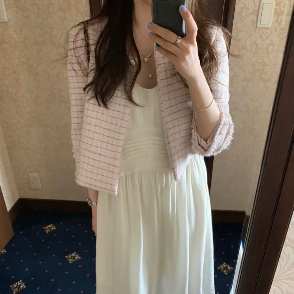 パールワンボタンショートジャケット