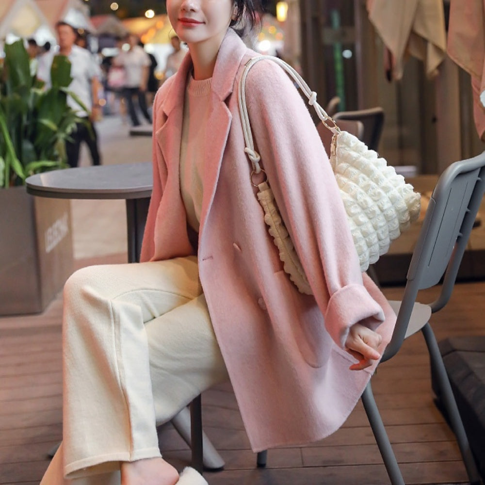オーバーシルエットピーコート