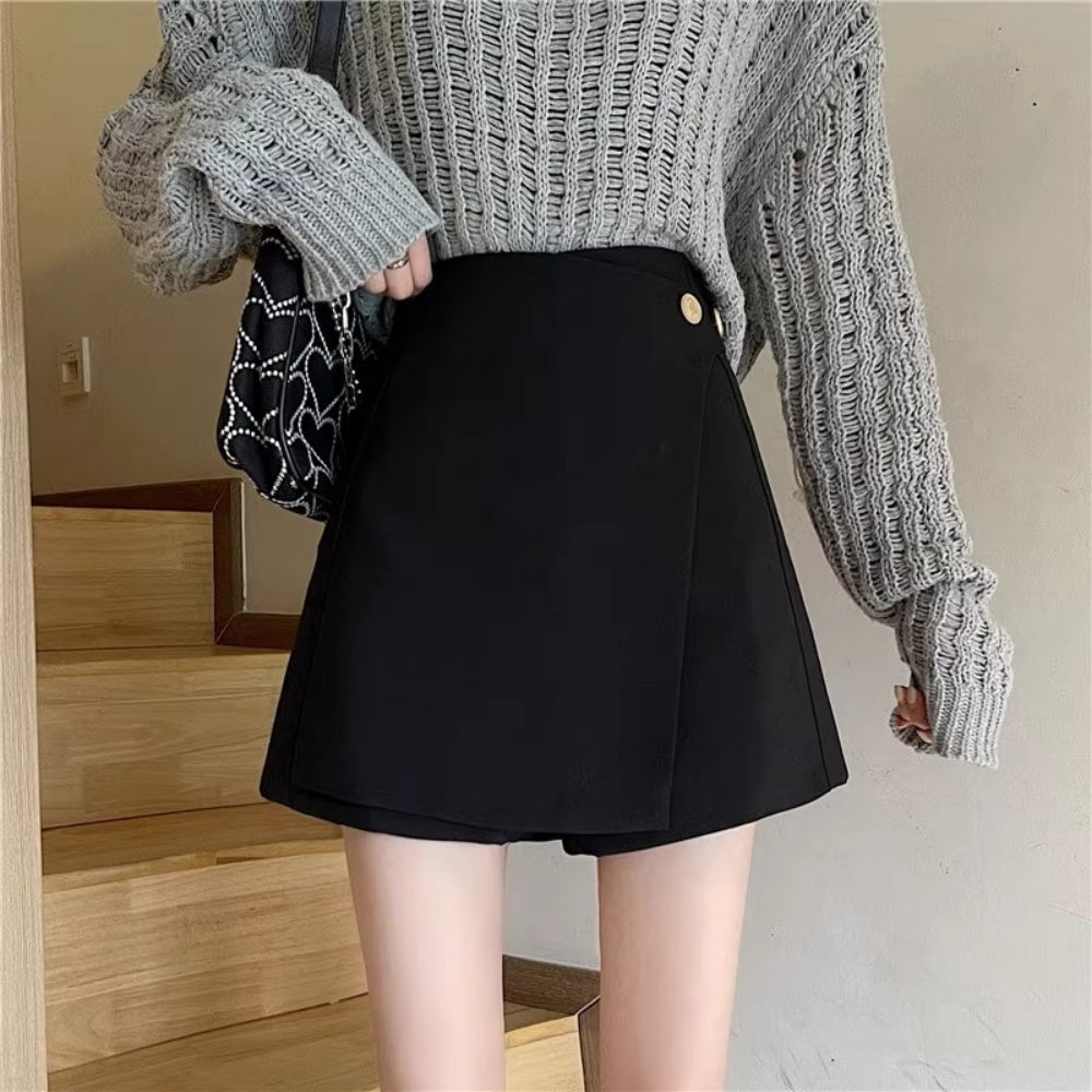 ラップフロントショートパンツ