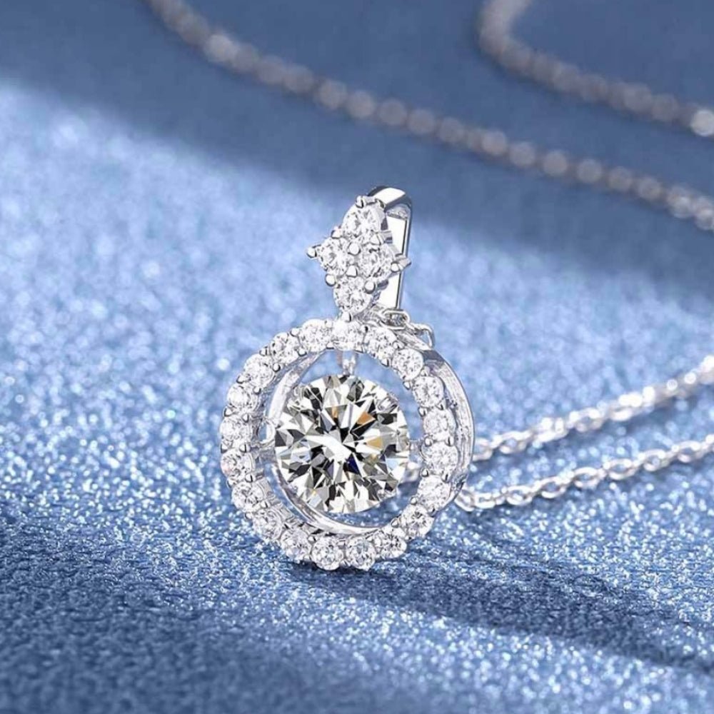 シルバー925モアサナイトチェンジングネックレス|オフィスカジュアル レディース 通販【ミレジェネ】