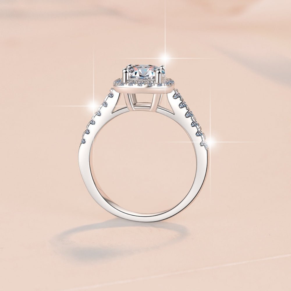 シルバー925モアサナイトビジューリング|オフィスカジュアル レディース 通販【ミレジェネ】