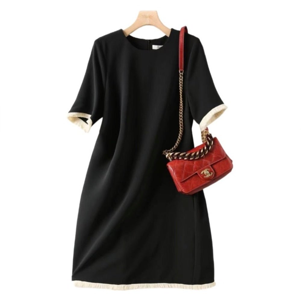 袖裾フリルAラインワンピース|オフィスカジュアル レディース 通販【ミレジェネ】