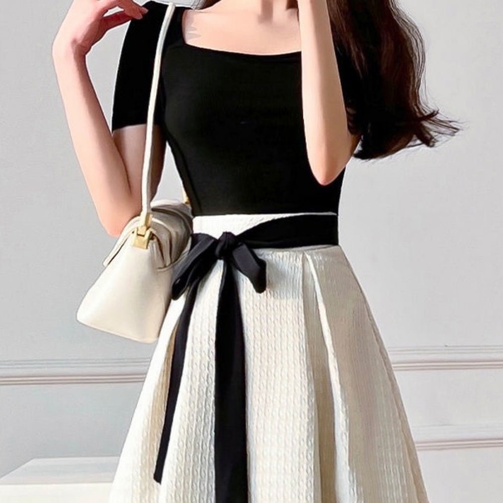 半袖Aラインワンピース|オフィスカジュアル レディース 通販【ミレジェネ】