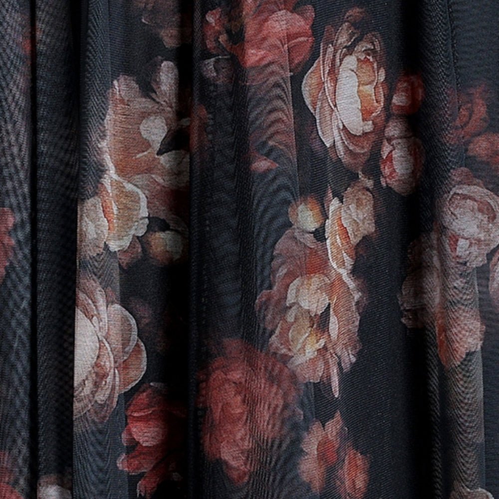 Aライン花柄スカート|オフィスカジュアル レディース 通販【ミレジェネ】
