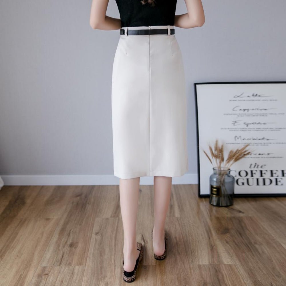 ミドル丈Aラインスカート|オフィスカジュアル レディース 通販【ミレジェネ】