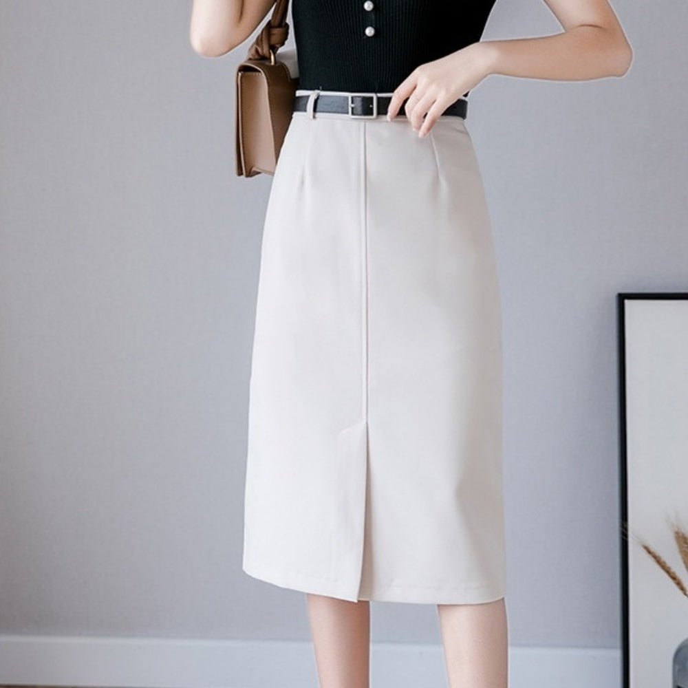 ミドル丈Aラインスカート|オフィスカジュアル レディース 通販【ミレジェネ】