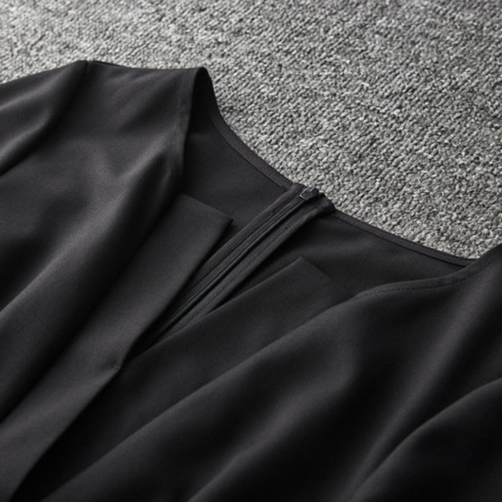 ウエストベルトAラインワンピース|オフィスカジュアル レディース 通販 Millennial Generation【ミレジェネ】