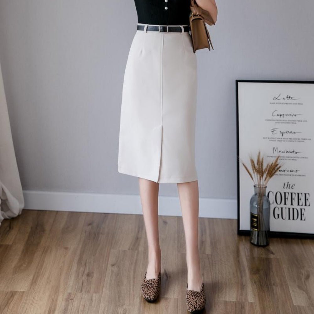 ミドル丈Aラインスカート|オフィスカジュアル レディース 通販【ミレジェネ】