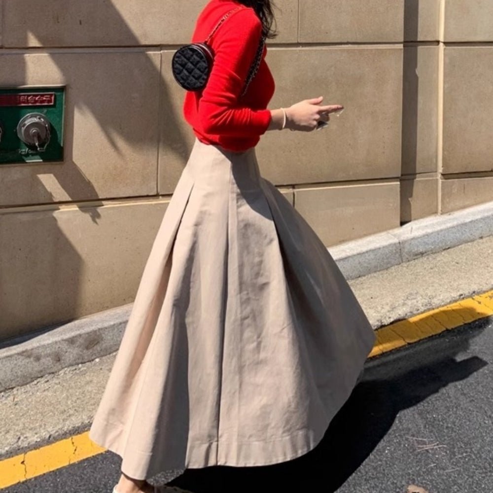 Aラインタックスカート|オフィスカジュアル レディース 通販【ミレジェネ】