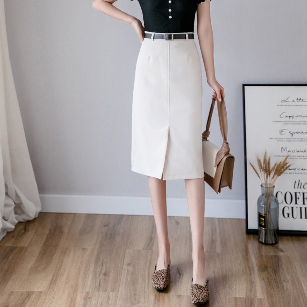 ミドル丈Aラインスカート|オフィスカジュアル レディース 通販【ミレジェネ】