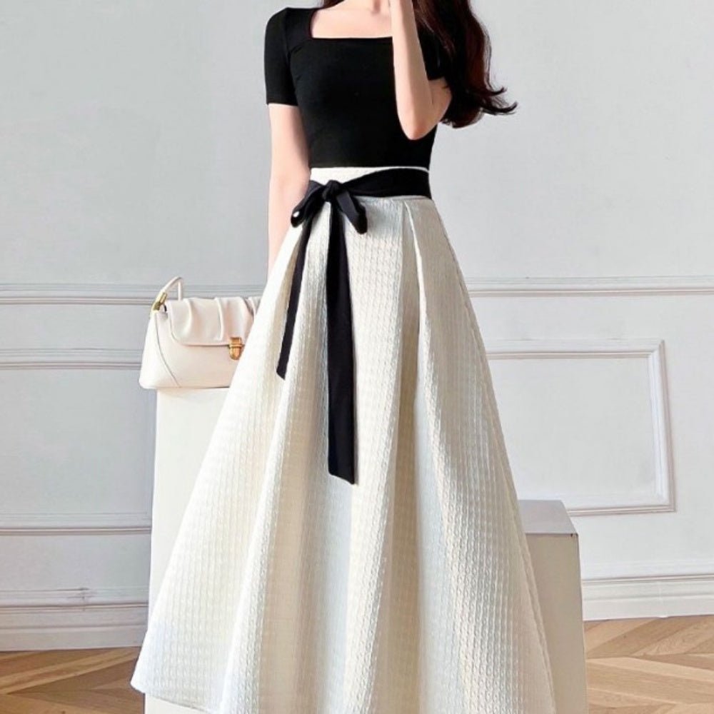 半袖Aラインワンピース|オフィスカジュアル レディース 通販【ミレジェネ】