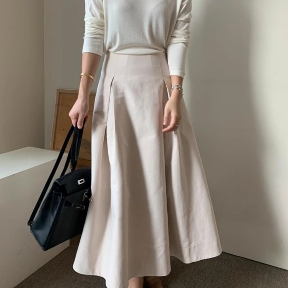 Aラインタックスカート|オフィスカジュアル レディース 通販【ミレジェネ】