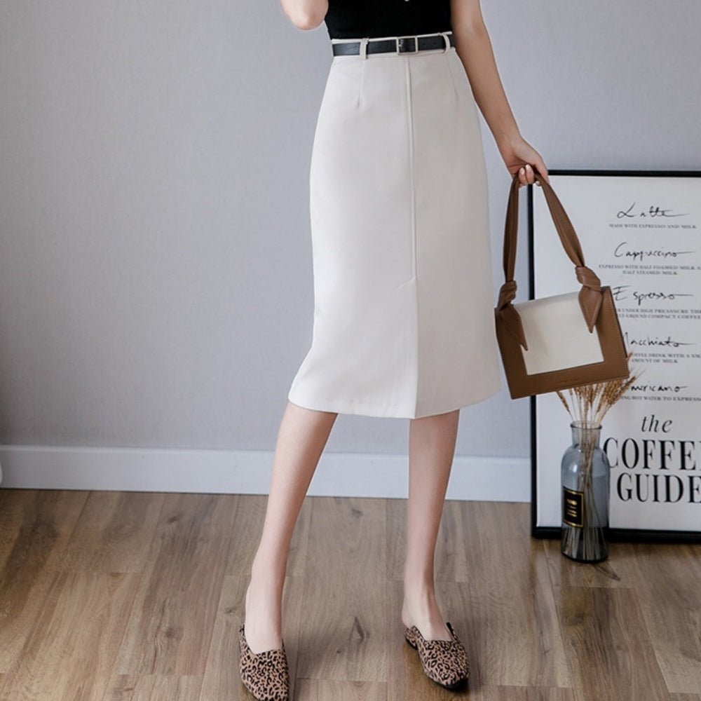 ミドル丈Aラインスカート|オフィスカジュアル レディース 通販【ミレジェネ】