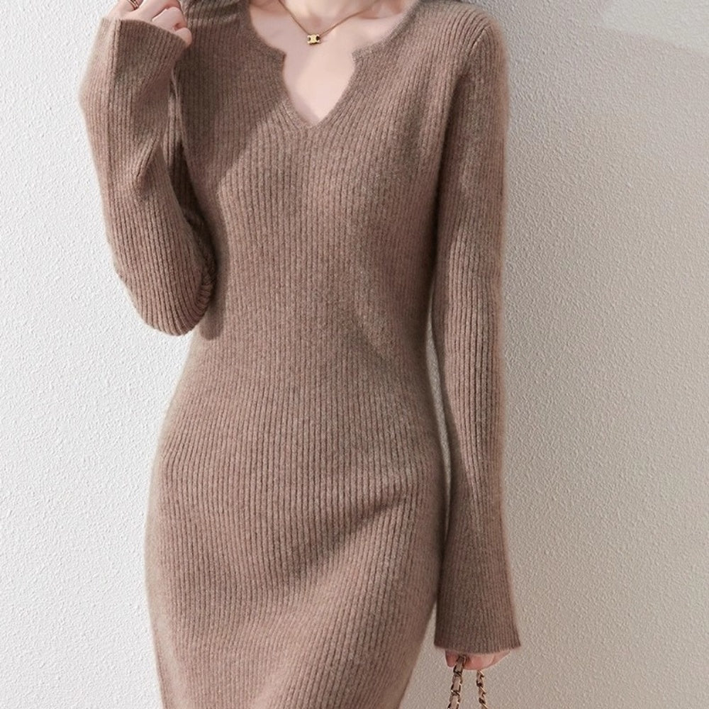 上品キーネックミニワンピ|オフィスカジュアル レディース 通販【ミレジェネ】