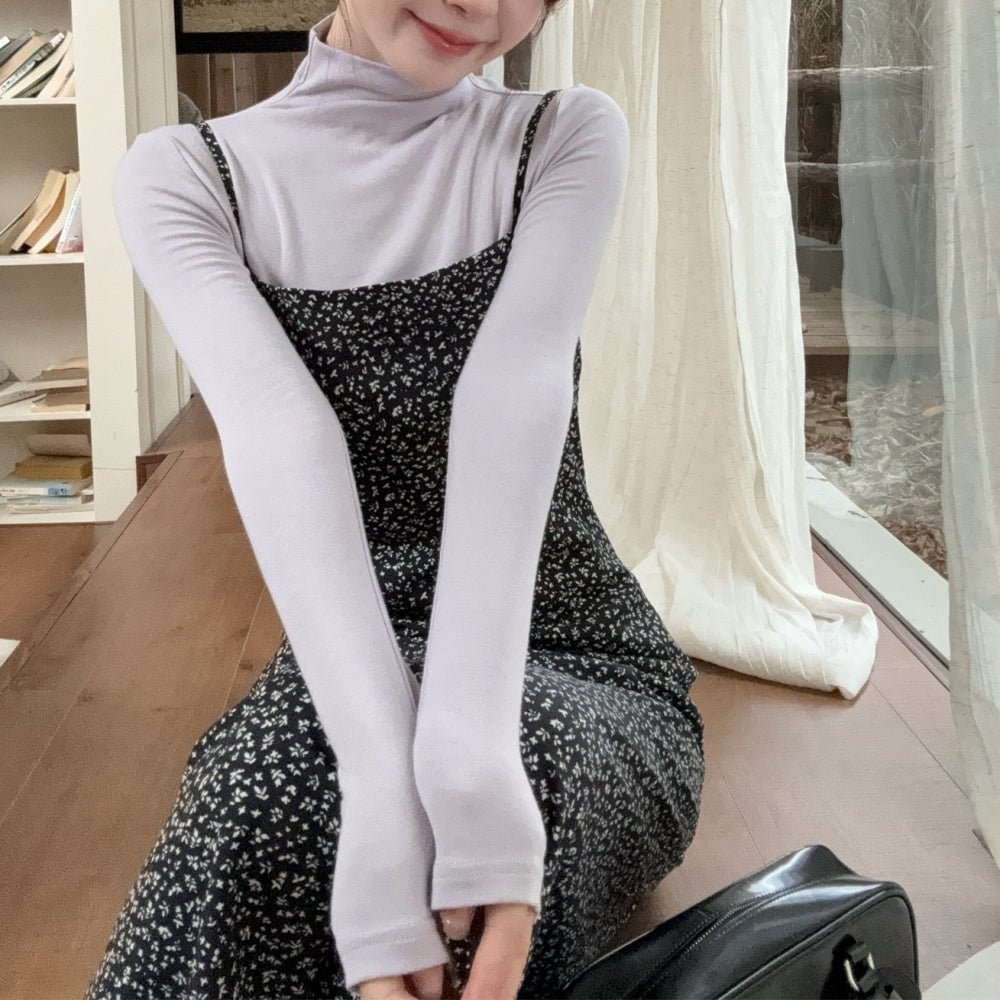 単色小花柄キャミワンピース|オフィスカジュアル レディース 通販【ミレジェネ】