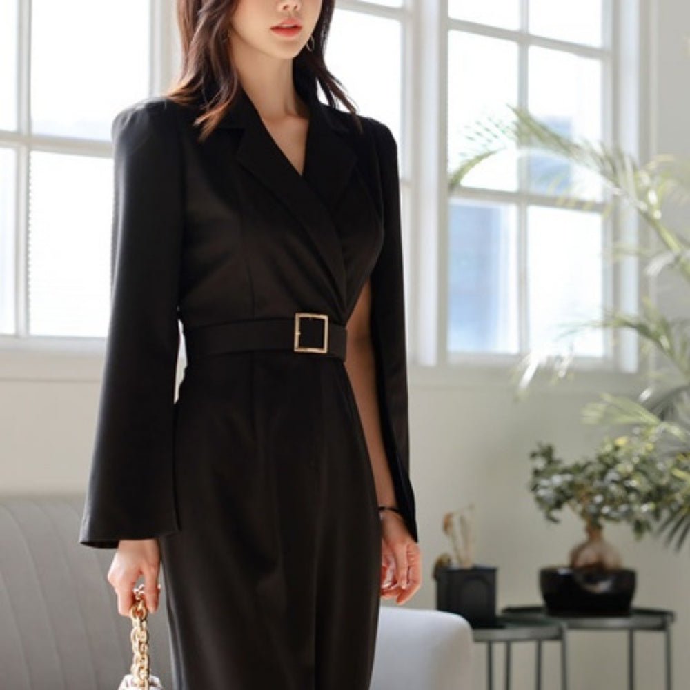 スリットスリーブオールインワン|オフィスカジュアル レディース 通販【ミレジェネ】