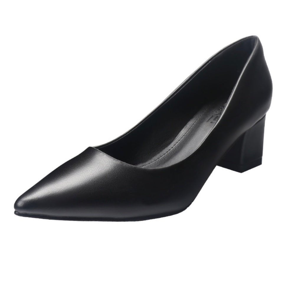 太ヒールベーシックパンプス|オフィスカジュアル レディース 通販 Millennial Generation【ミレジェネ】