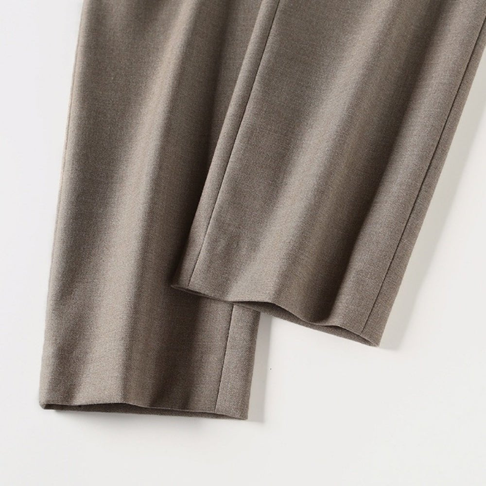 ハイウエストスリムクロップドパンツ|オフィスカジュアル レディース 通販【ミレジェネ】