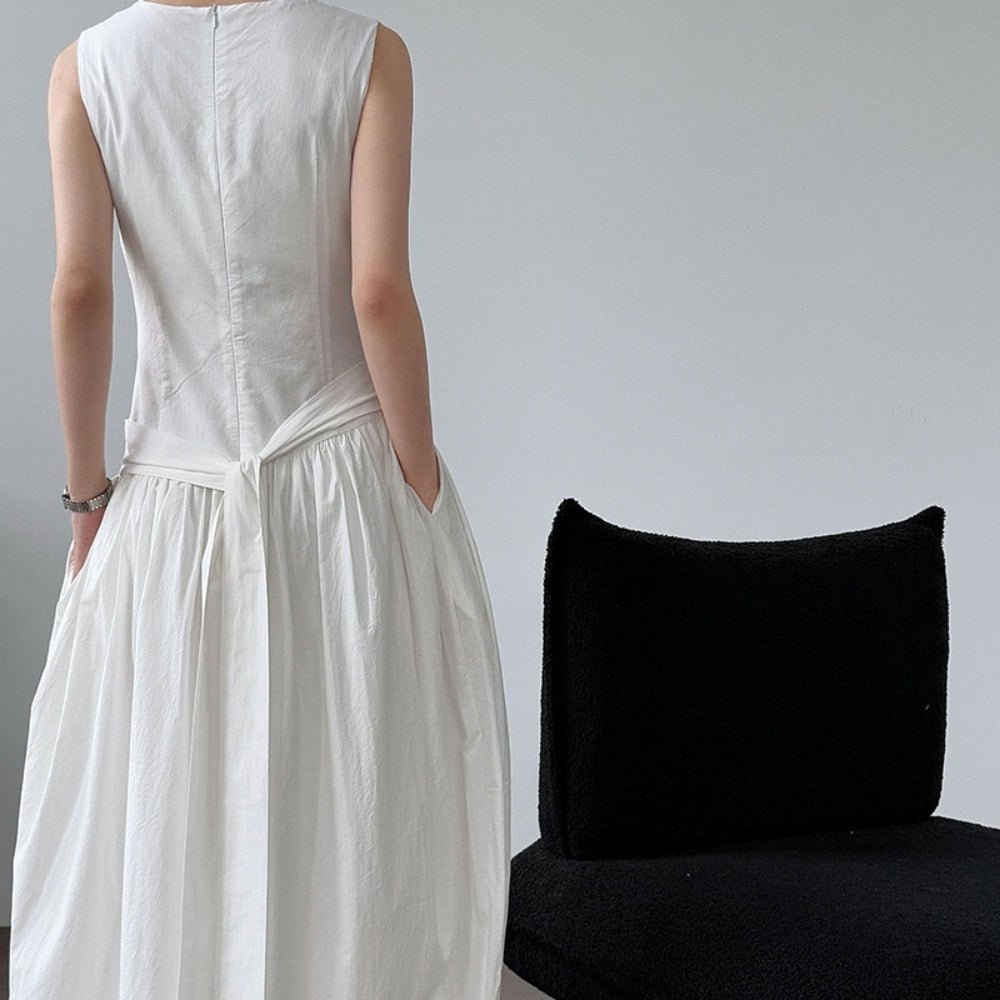 ノースリーブバルーンワンピース|オフィスカジュアル レディース 通販【ミレジェネ】