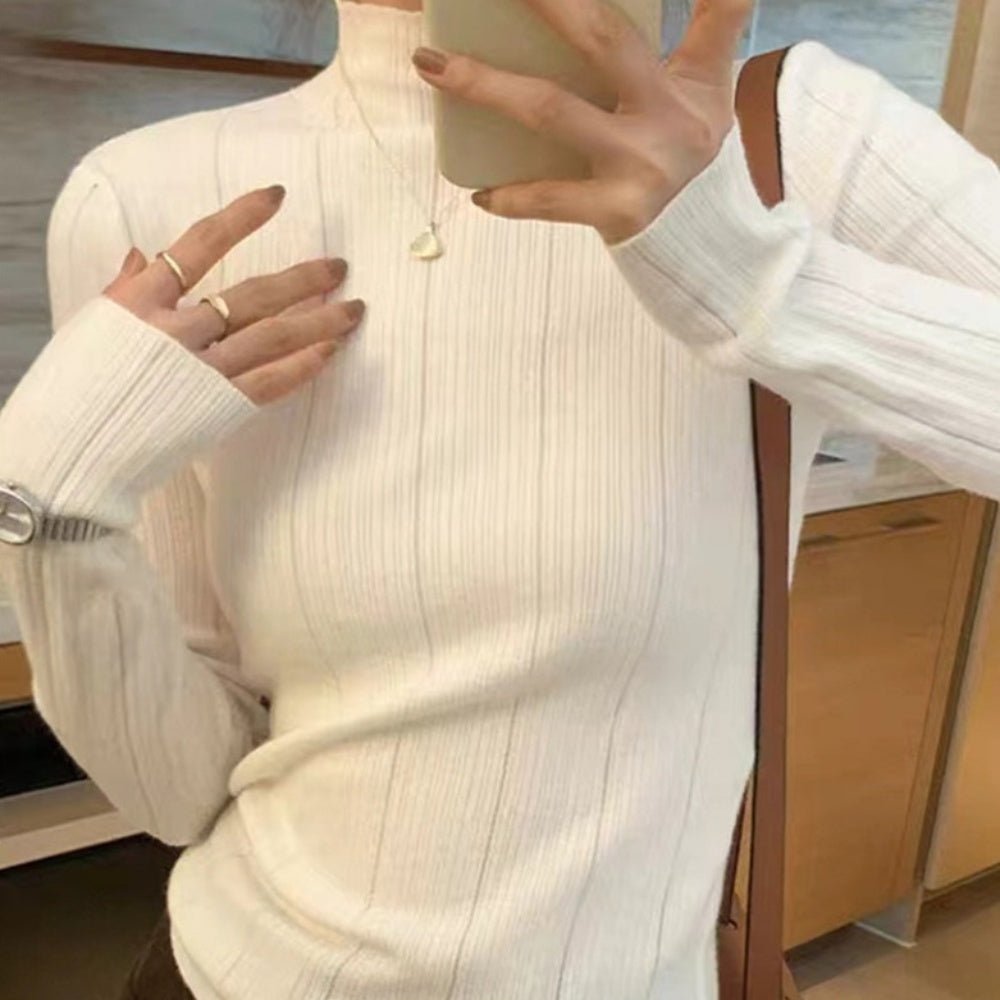 タートル無地ニット|オフィスカジュアル レディース 通販 Millennial Generation【ミレジェネ】