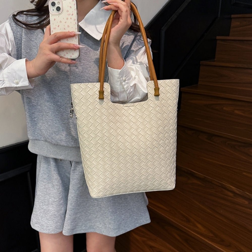 メッシュレザートートバッグ|オフィスカジュアル レディース 通販【ミレジェネ】