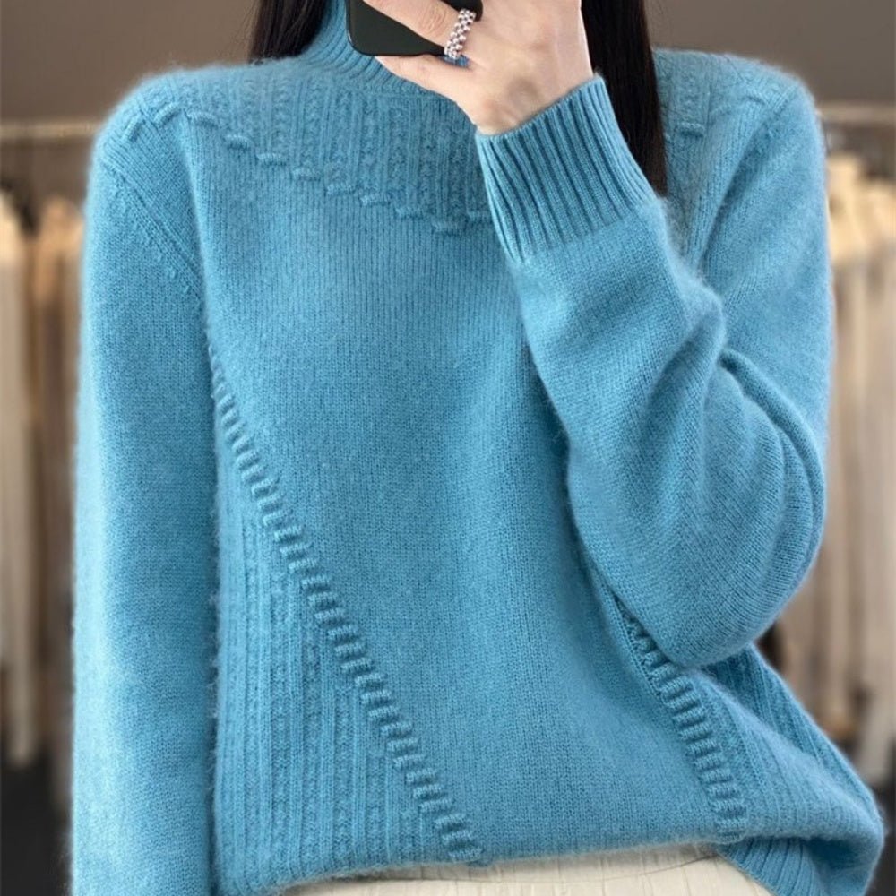 ハイネックニットセーター|オフィスカジュアル レディース 通販 Millennial Generation【ミレジェネ】