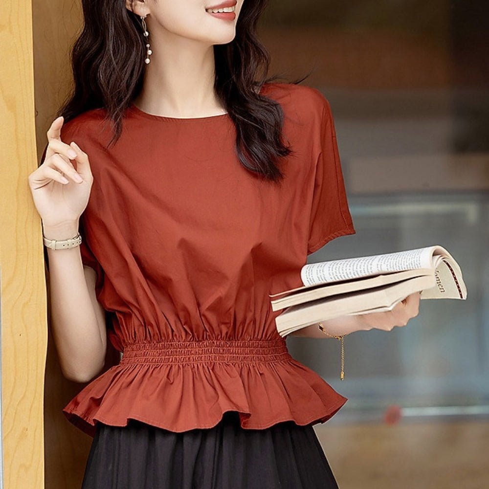 ウエストシャーリングトップス|オフィスカジュアル レディース 通販【ミレジェネ】