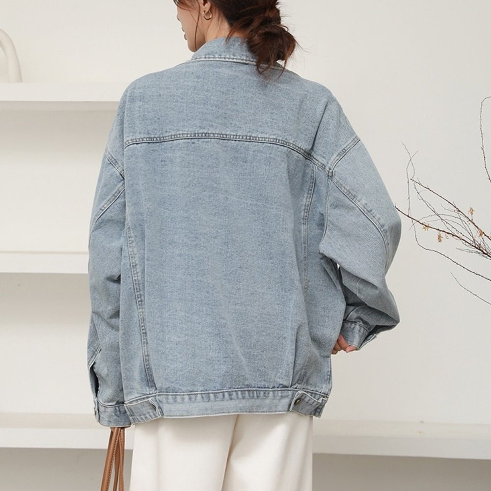 オーバーサイズデニムジャケット|オフィスカジュアル レディース 通販【ミレジェネ】