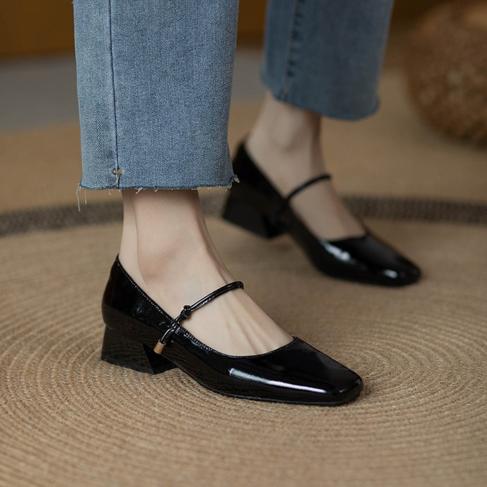 ナローストラップフラットパンプス|オフィスカジュアル レディース 通販【ミレジェネ】