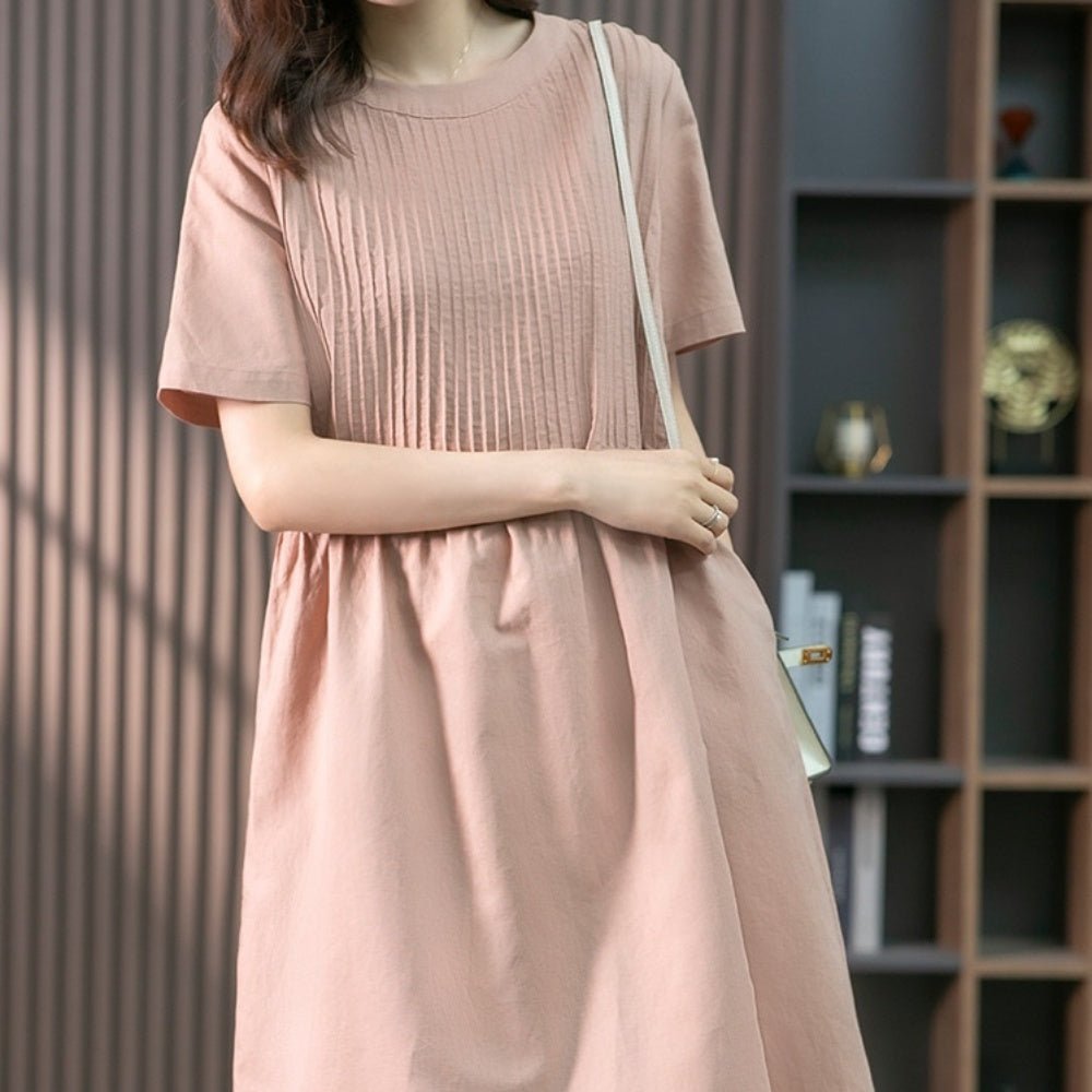 ピンタックワンピース|オフィスカジュアル レディース 通販 Millennial Generation【ミレジェネ】