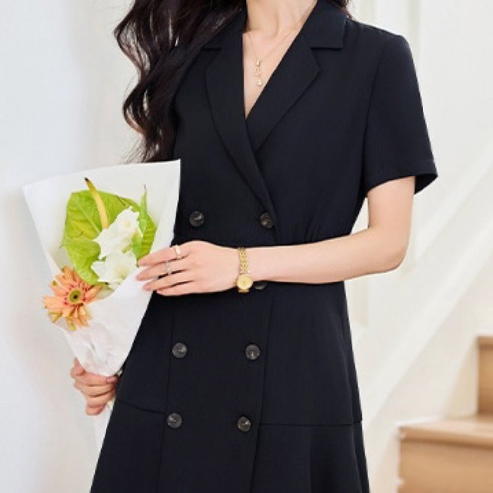 ダブルブレストワンピース|オフィスカジュアル レディース 通販【ミレジェネ】