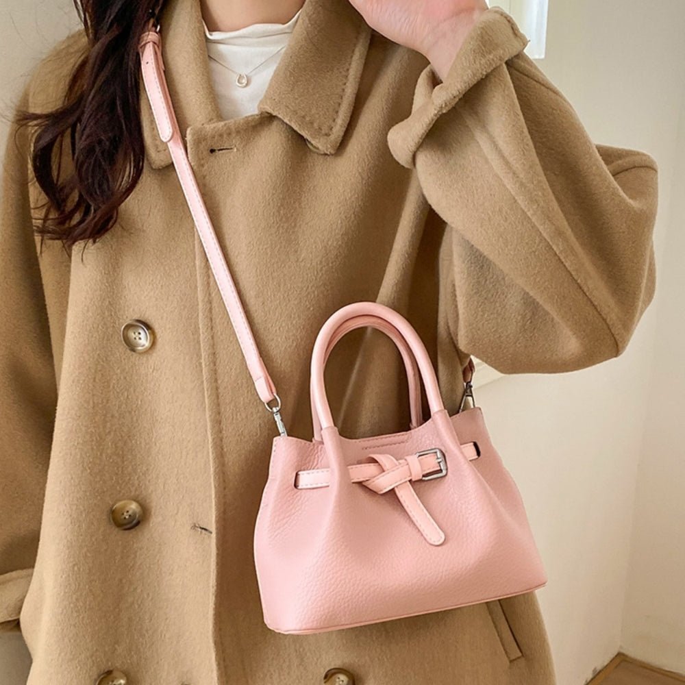 フロントベルトアクセントショルダーバッグ|オフィスカジュアル レディース 通販【ミレジェネ】