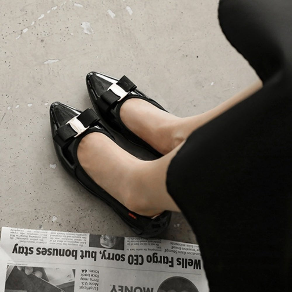 サイドメッシュフラットパンプス|オフィスカジュアル レディース 通販【ミレジェネ】